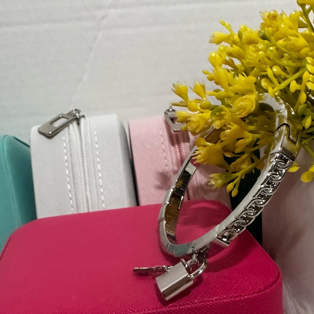 Silver Charm Locket Bracelet
